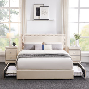 Vecelo 8893597 Upholstered Storage Bed & Reviews - Wayfair Canada